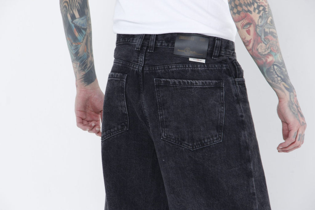 Jeans Baggy Hombre Gris – Denim Oversize Streetwear Urbano