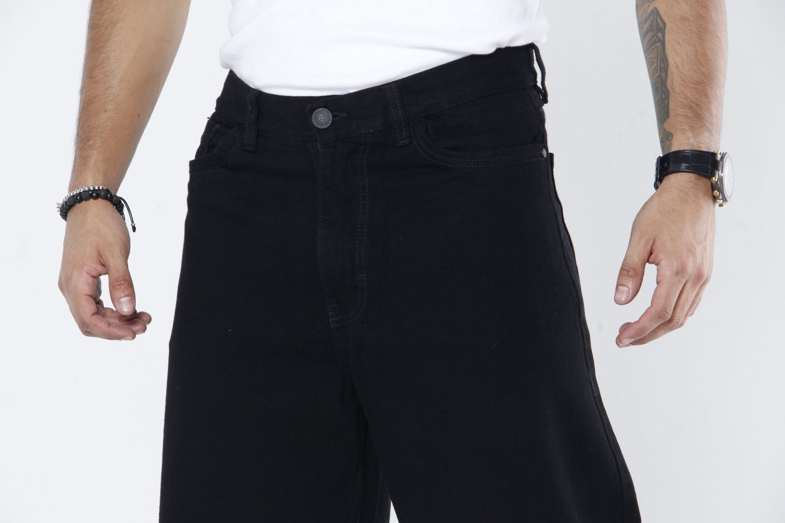 Jeans Baggy Negro – Oversize Streetwear Urbano