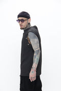 Camiseta Esqueleto Negra Texturizada