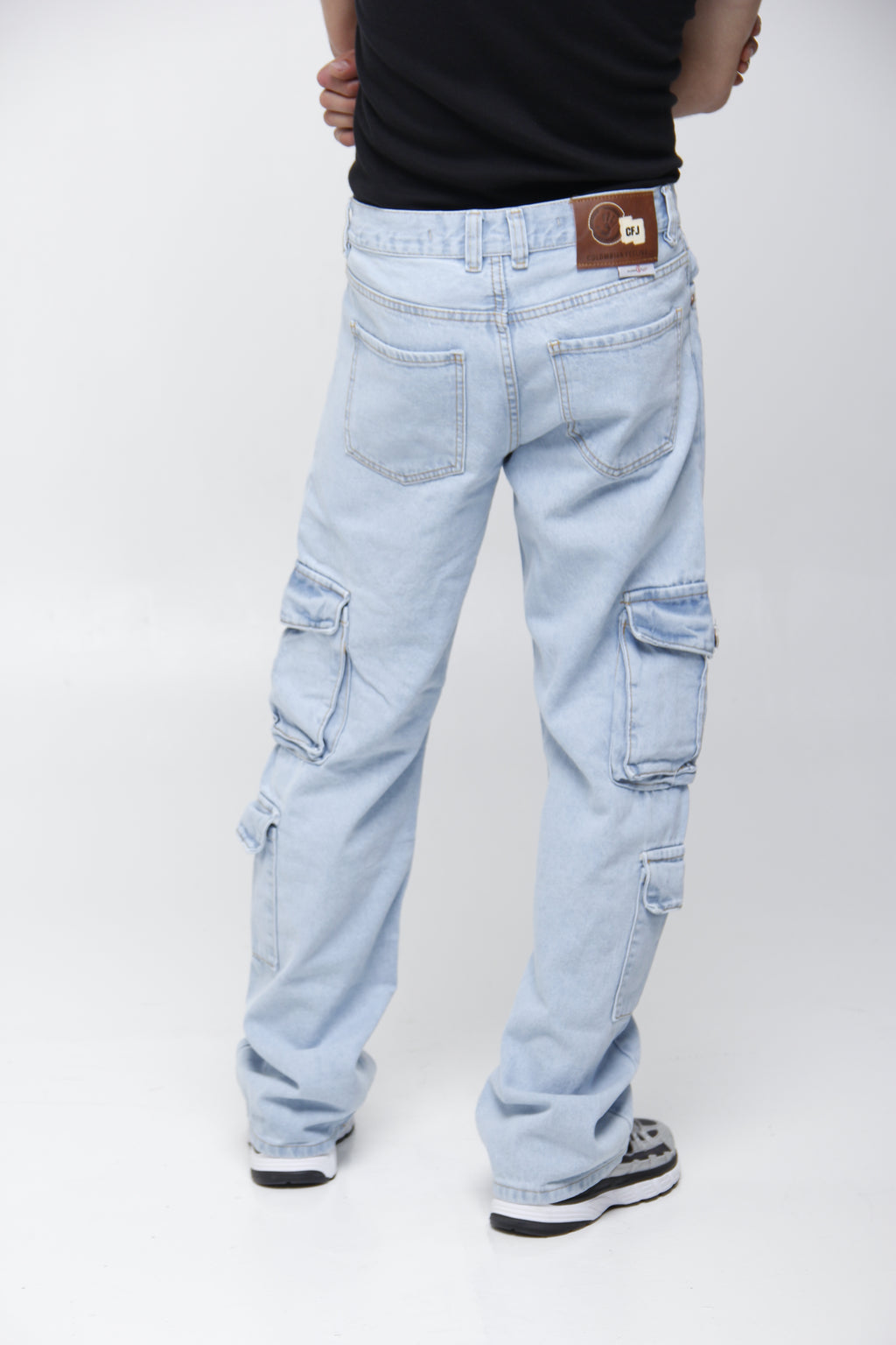 Jean Cargo Loose Fit Cargo para Hombre