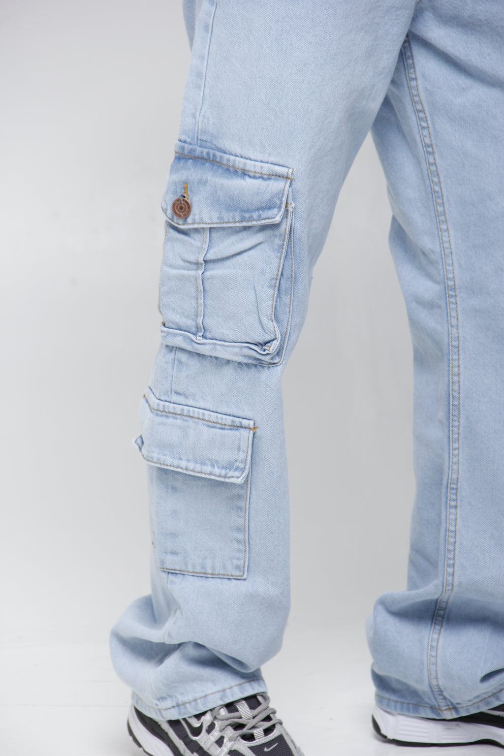 Jean Cargo Loose Fit Cargo para Hombre