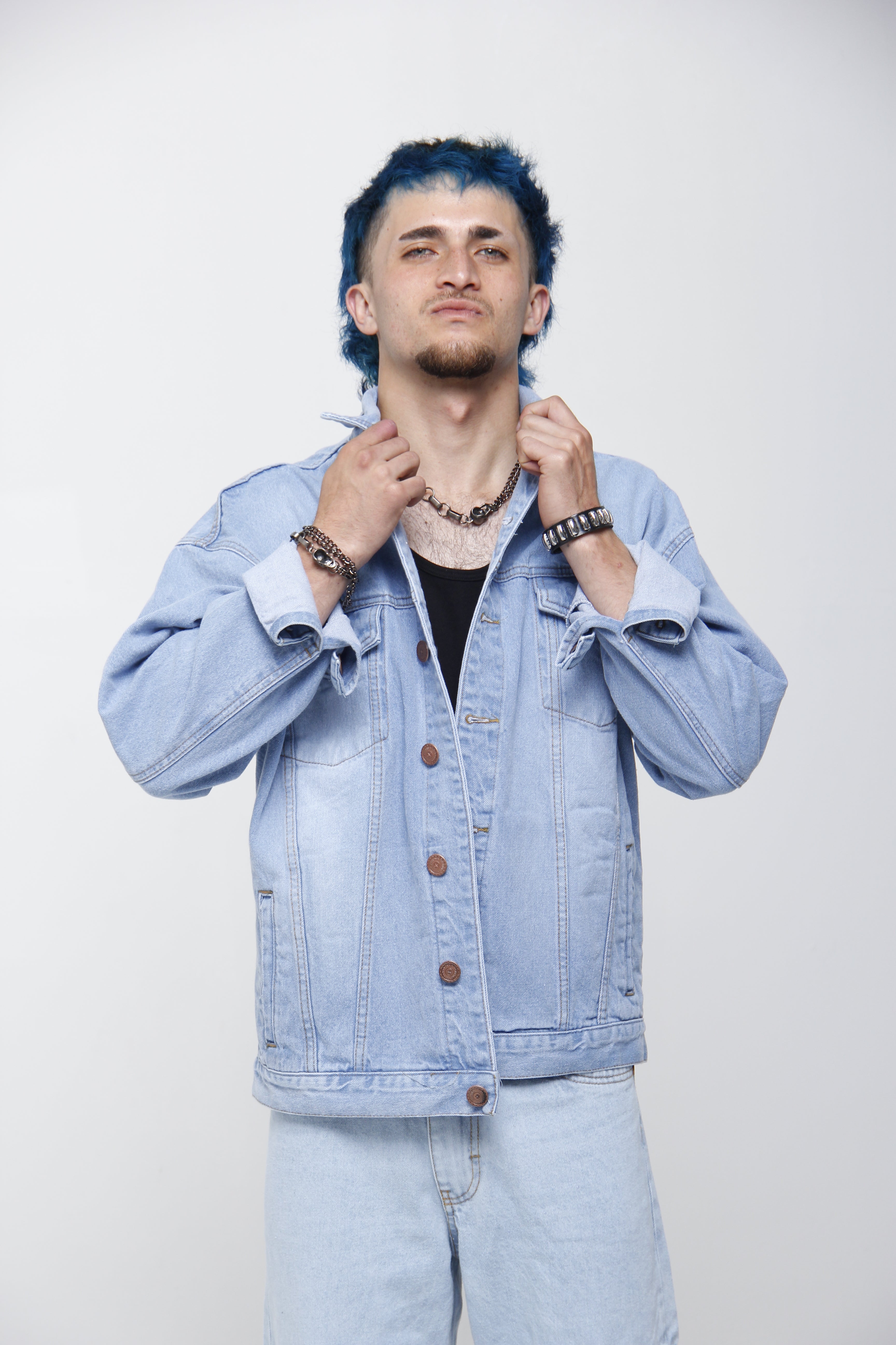 Chaqueta de Jean Oversize para Hombre - Estilo Urbano Clásico