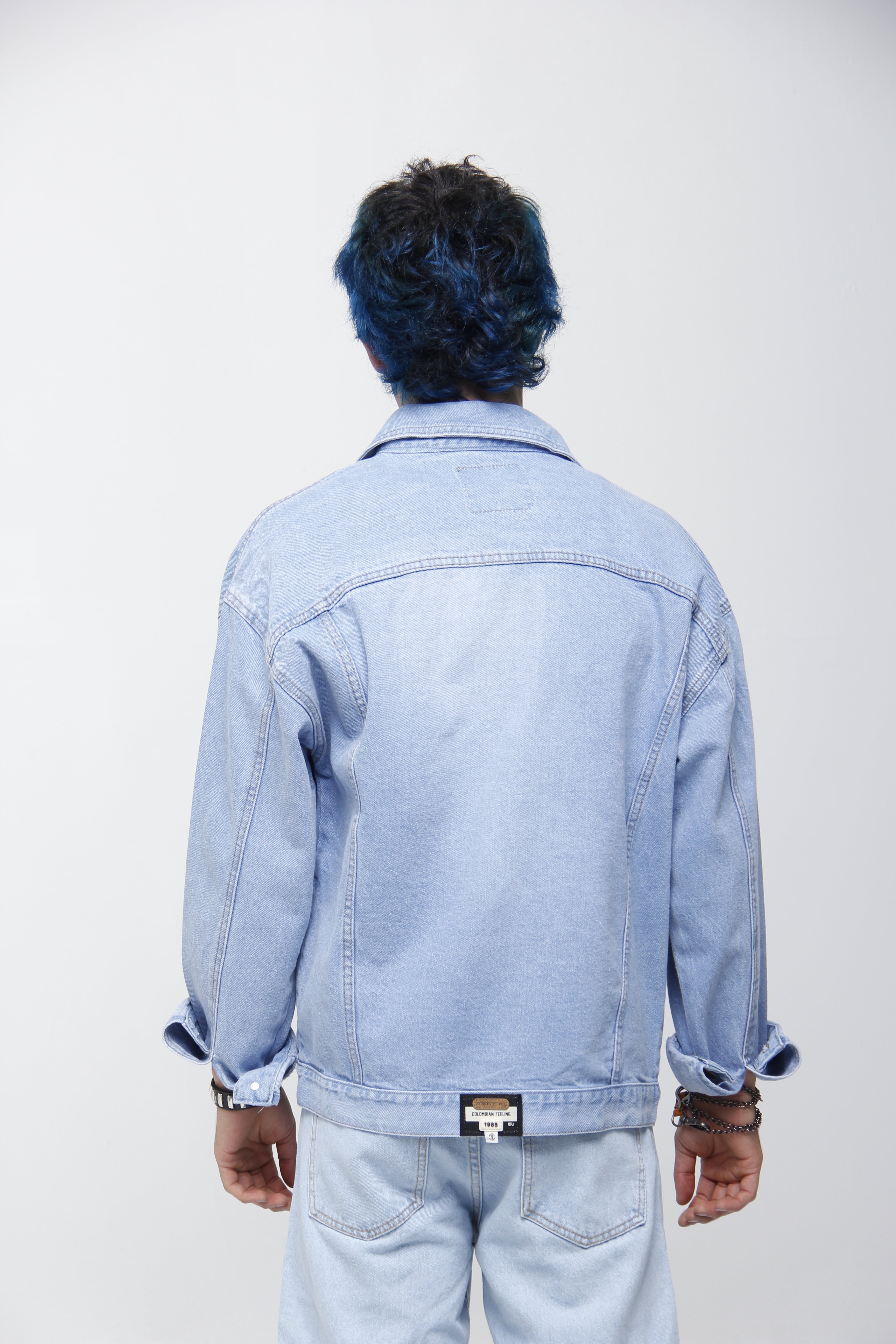 Chaqueta de Jean Oversize para Hombre - Estilo Urbano Clásico