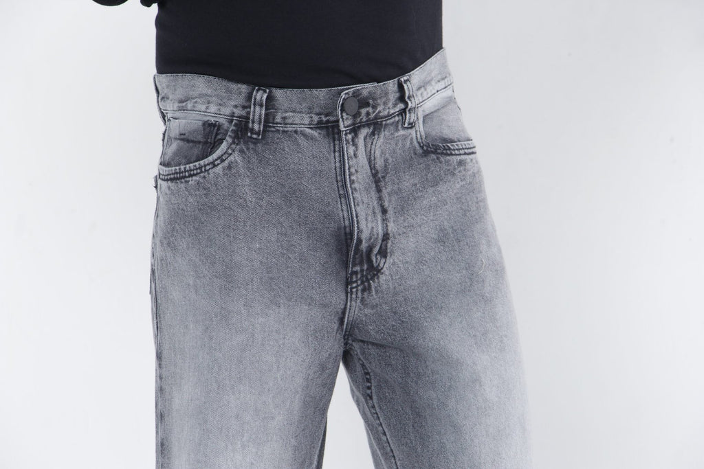 Jeans Hombre Trendy Fit - Gris claro - Café oxidado