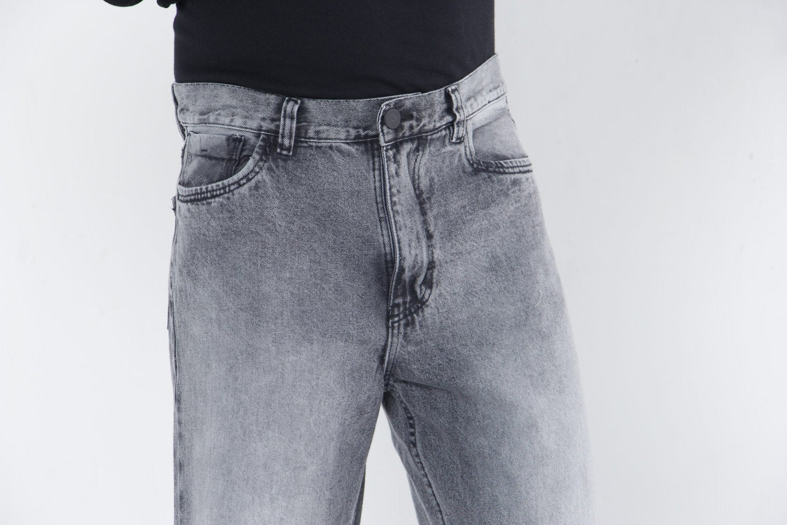 Jeans Hombre Trendy Fit - Gris claro - Café oxidado