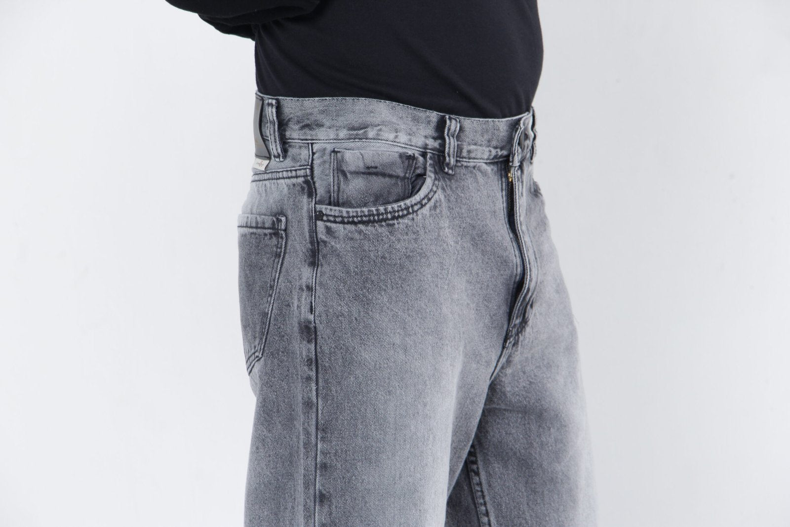 Jeans Hombre Trendy Fit - Gris claro - Café oxidado