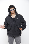 Chaqueta Cortavientos Táctica para Hombre - Estilo Techwear Urbano