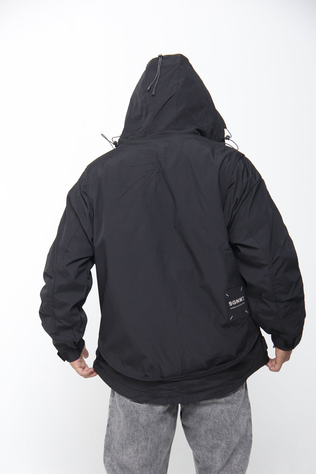 Chaqueta Cortavientos Táctica para Hombre - Estilo Techwear Urbano