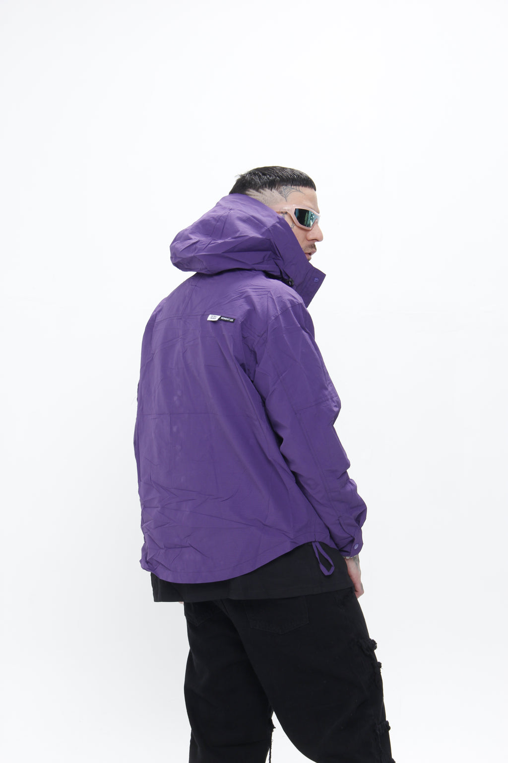 Chaqueta – Rompevientos Gorpcore con Capota y Múltiples Bolsillos