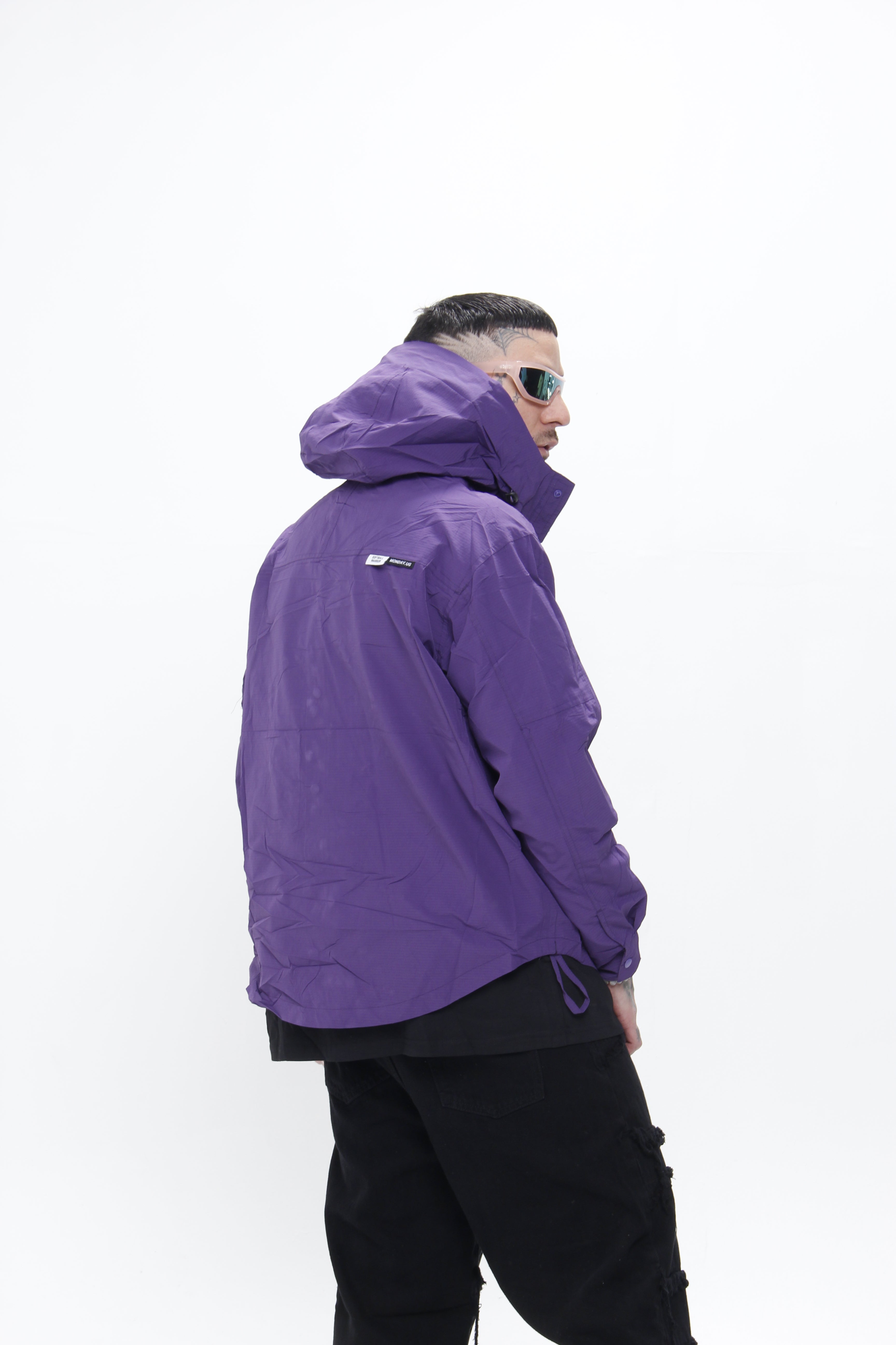 Chaqueta – Rompevientos Gorpcore con Capota y Múltiples Bolsillos