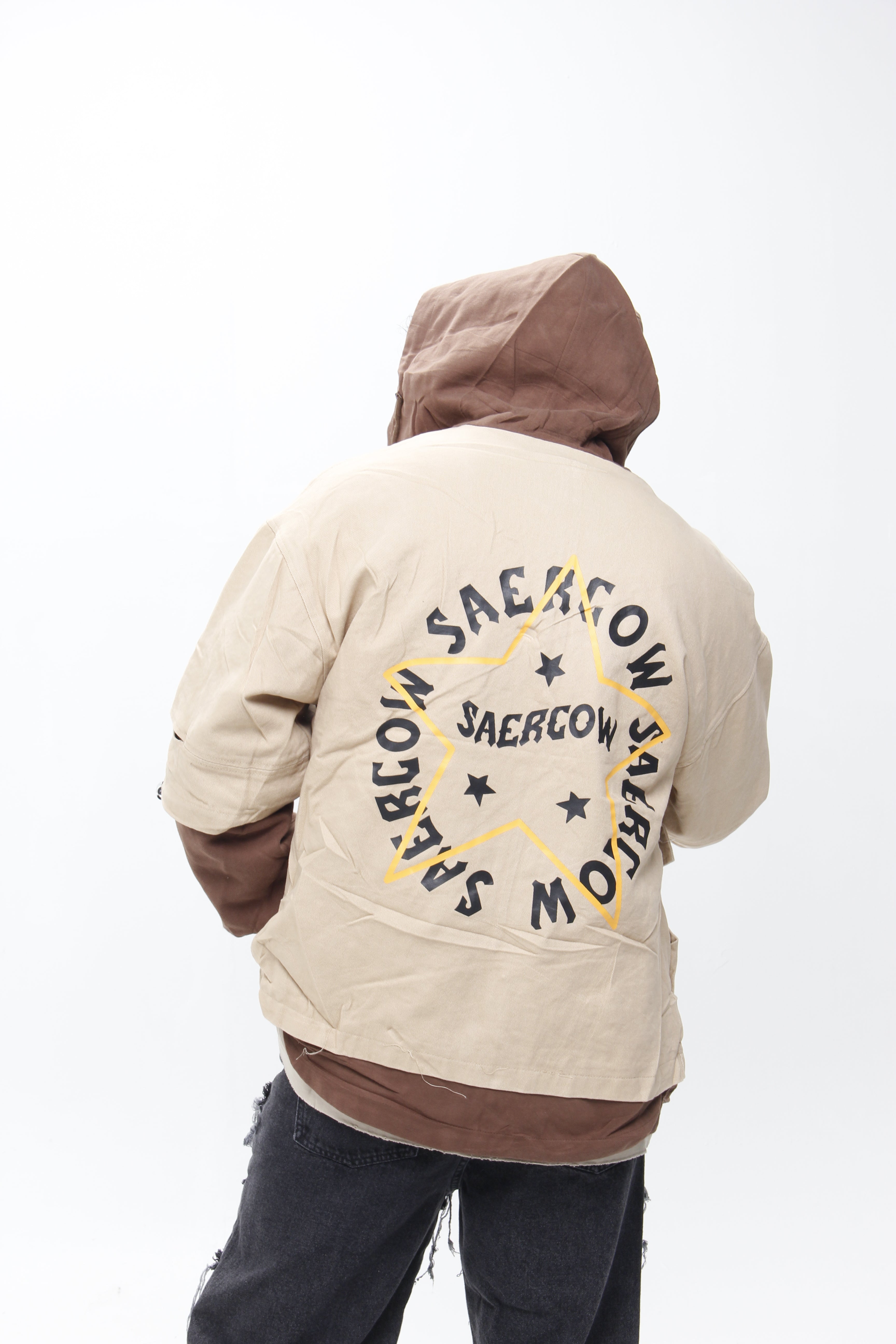 Chaqueta Streetwear "Saercow" Two-Tone – Chaqueta con Capota
