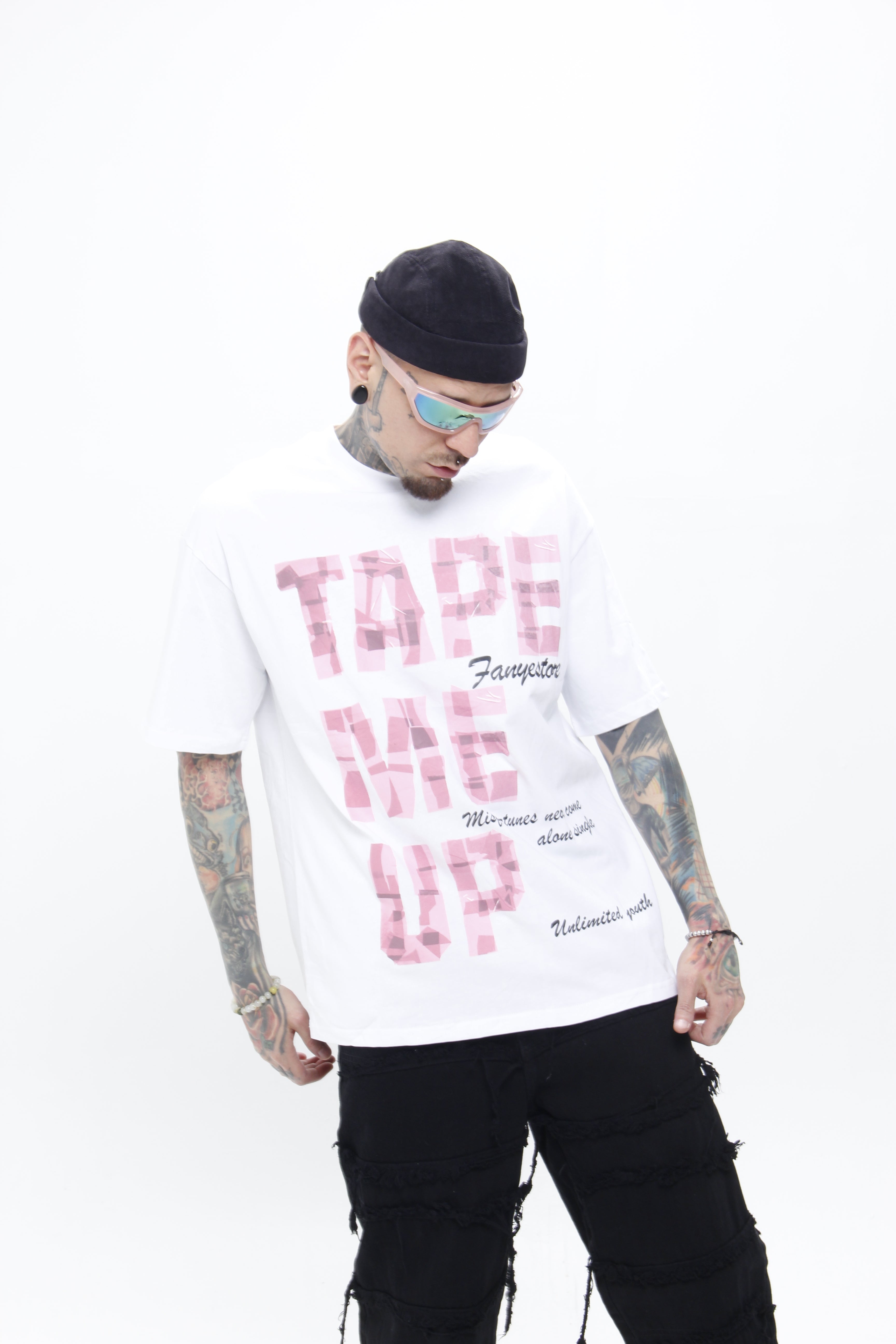 Camiseta Heavyweight "Tape Me Up"