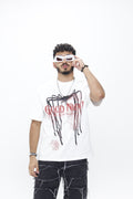 Camiseta Blanca "Good Night Spider" –