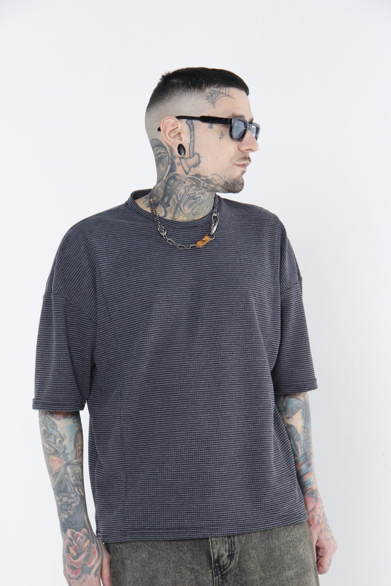 Camiseta Oversized  - Algodón Premium Texturizado