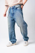 Jean Wide Leg Lavado Dirty wash