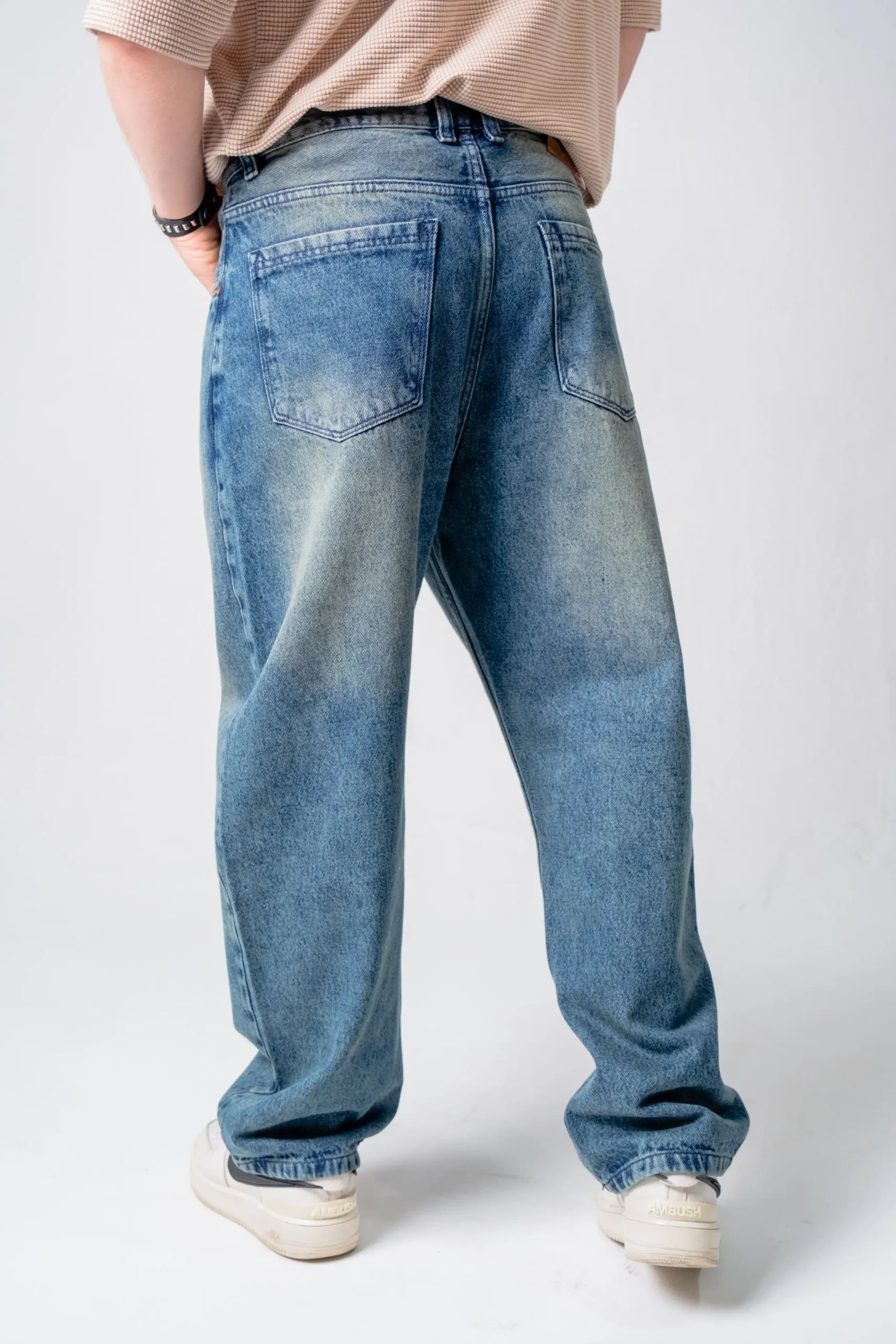 Jean Wide Leg Lavado Dirty wash