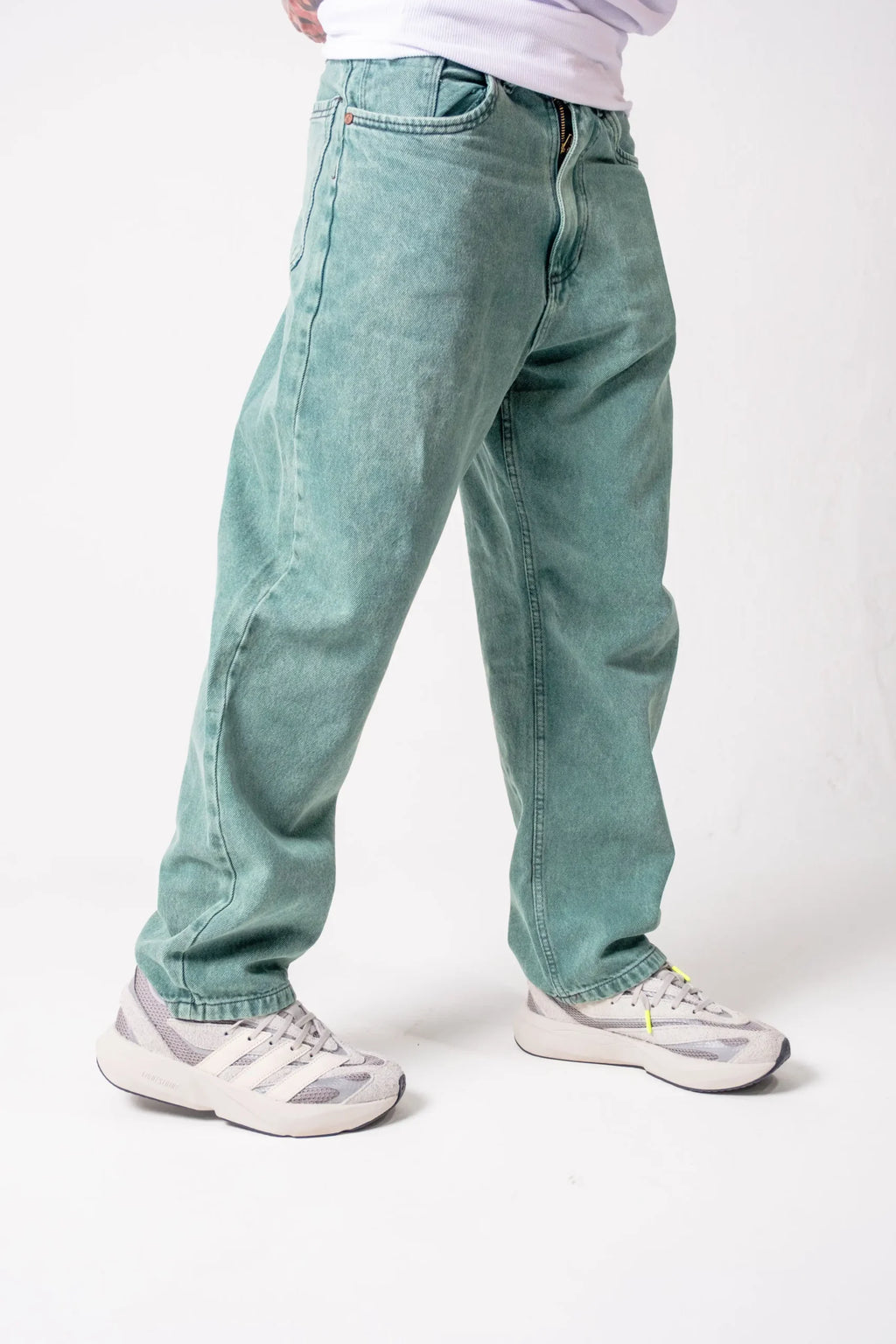 Jean Wide Leg Verde jaspe