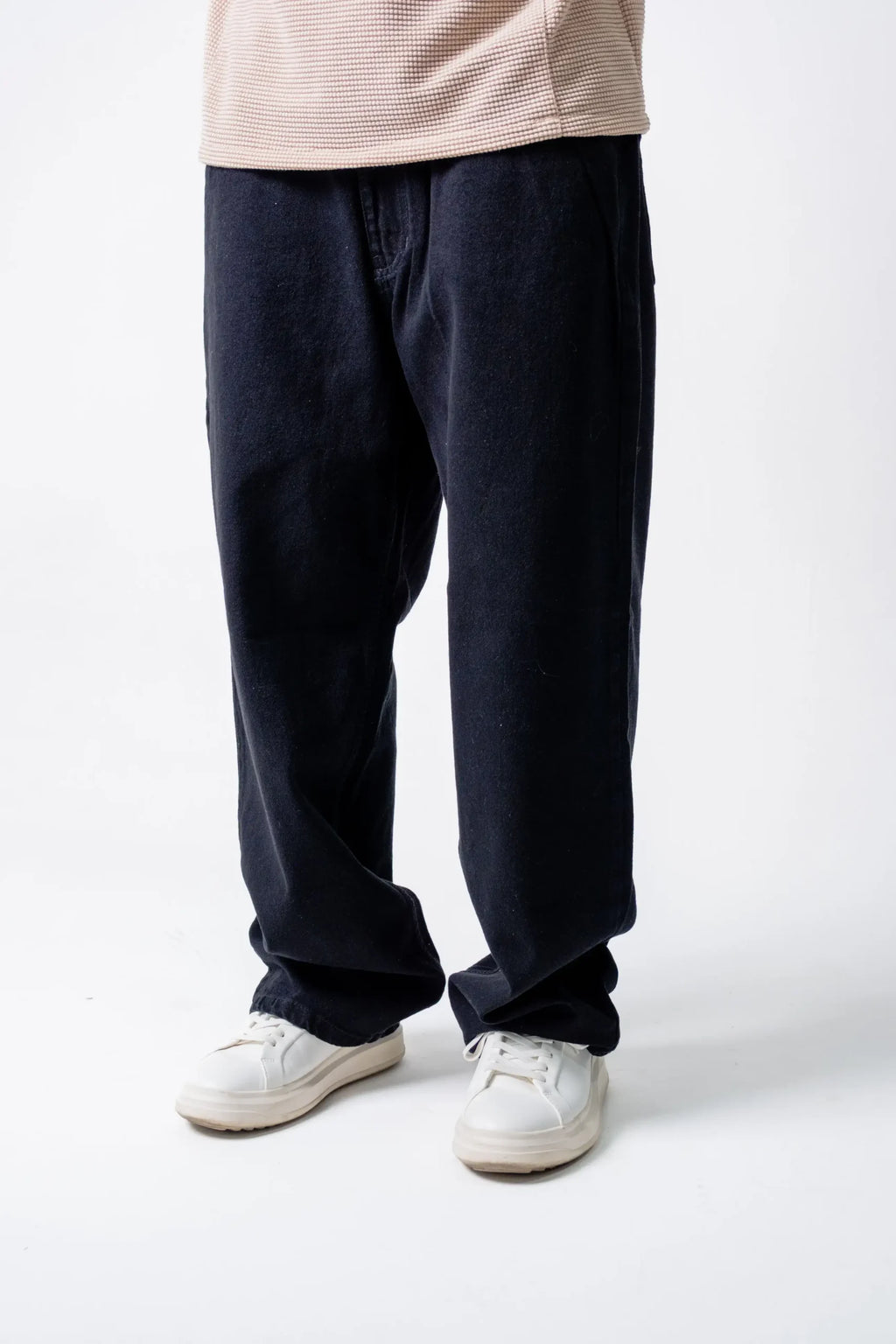 Jean Wide Leg Negro Clásico