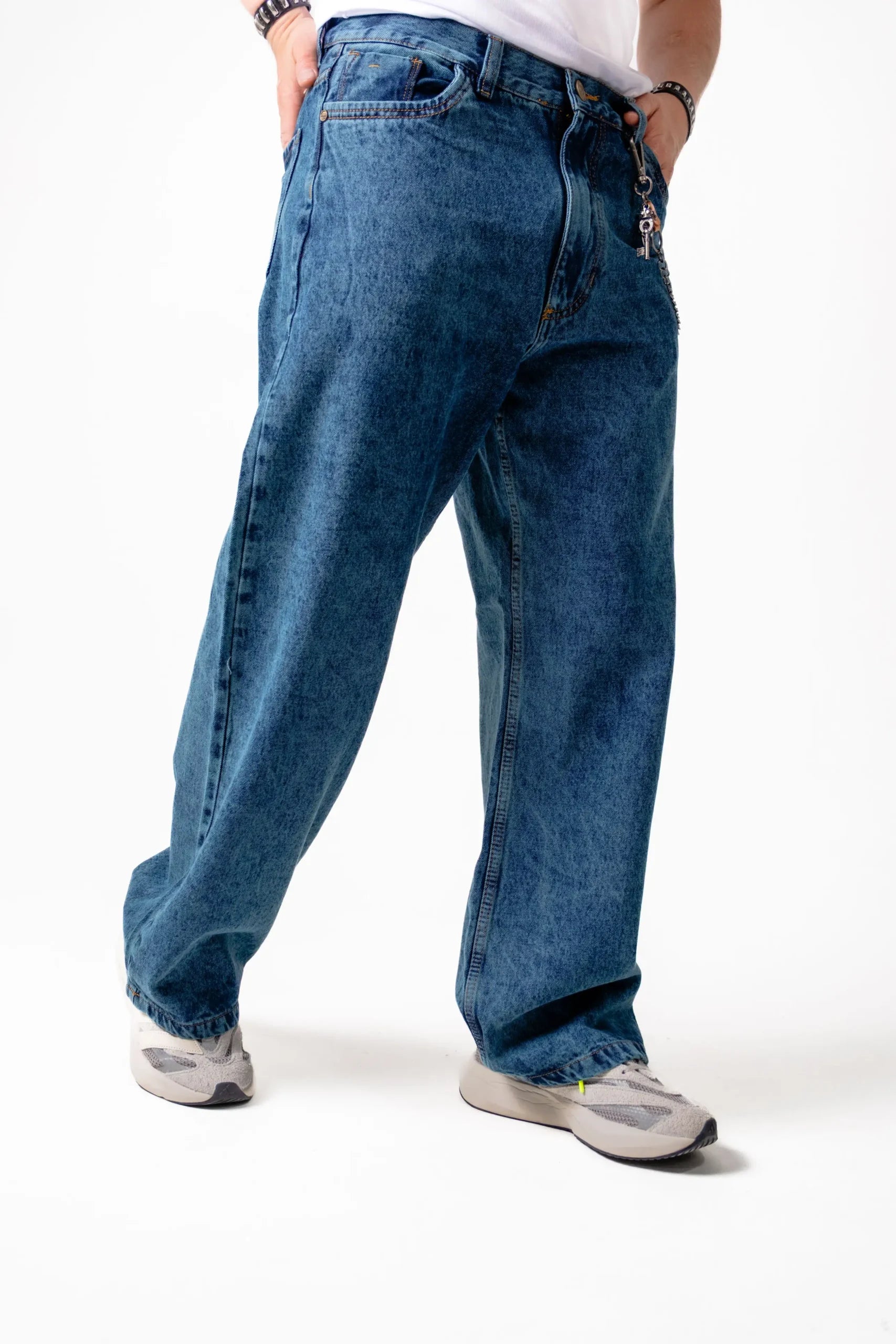 Jean Wide Leg Verde petroleo