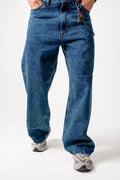 Jean Wide Leg Verde petroleo