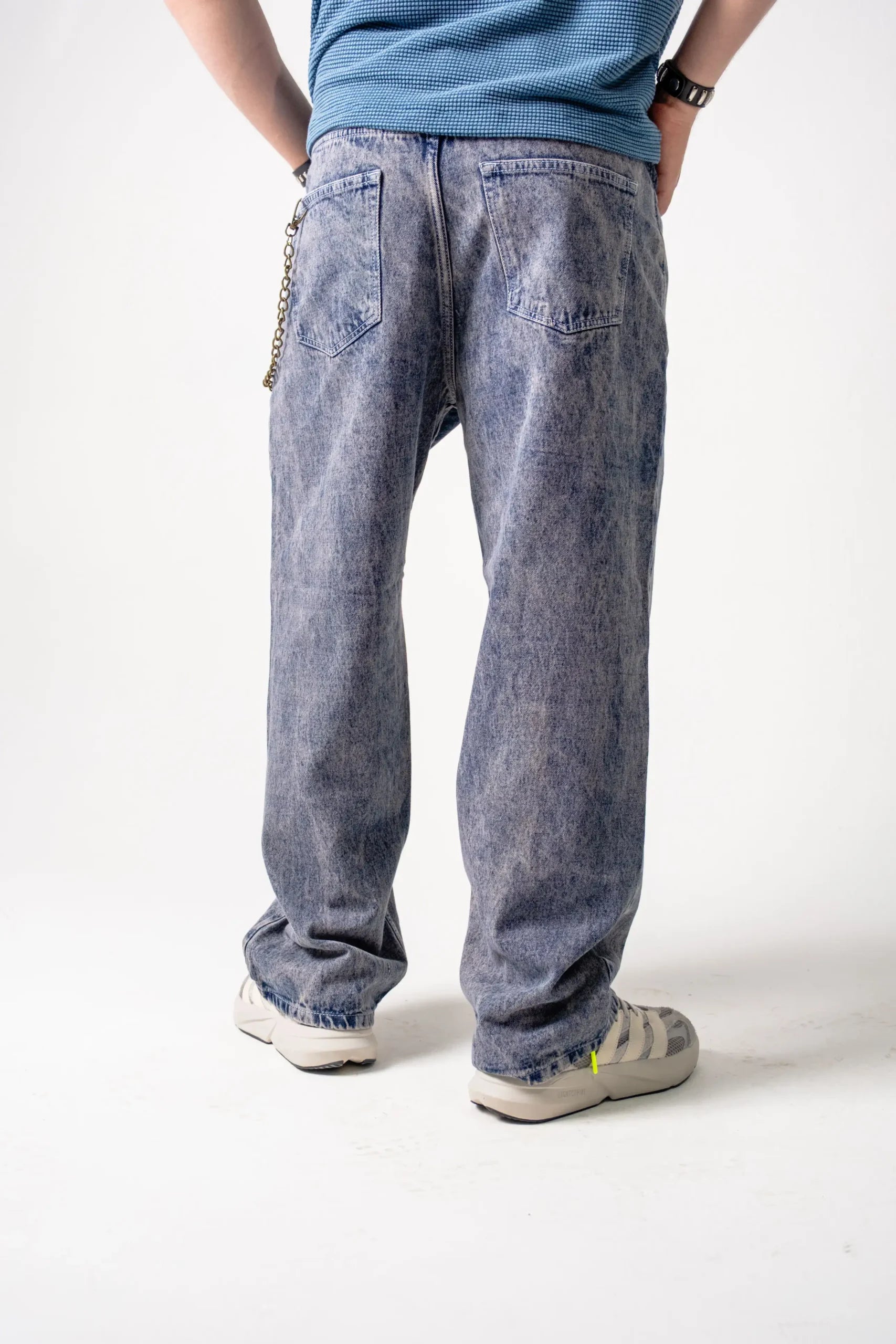 Jean Wide Leg Azul purpura