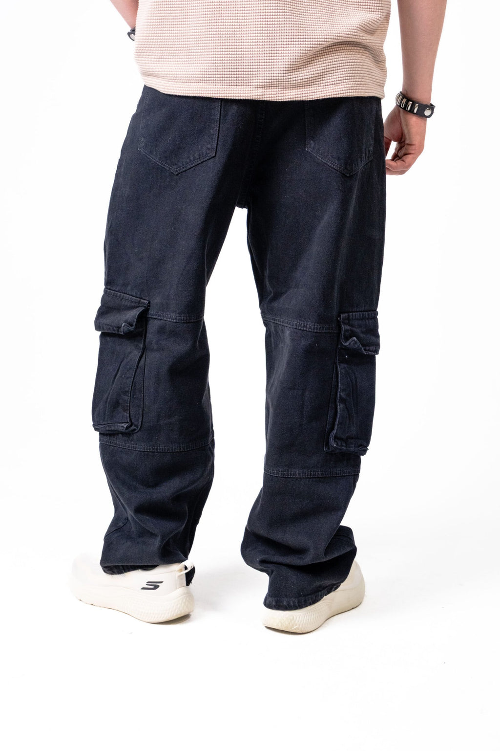 Pantalón Cargo gris Oversized
