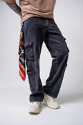 Pantalón Cargo Denim grisLavado