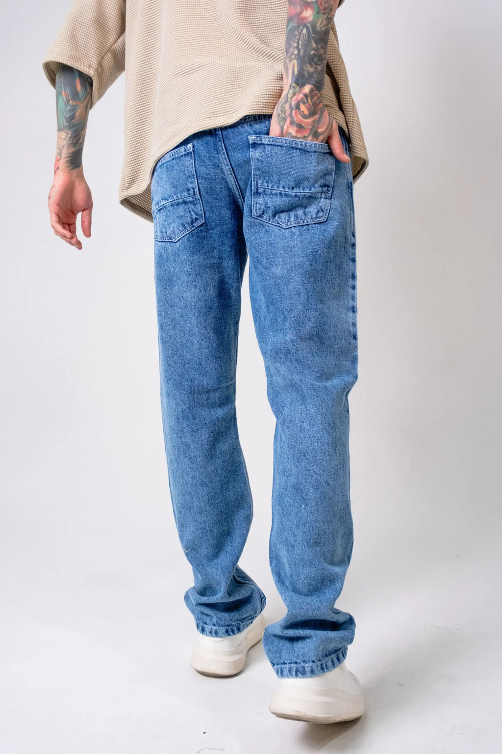 Jean Relax Fit Azul stone